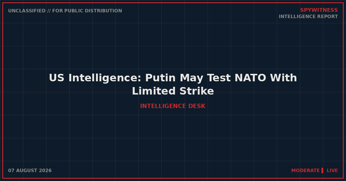 Putin May Test Nato With Strike