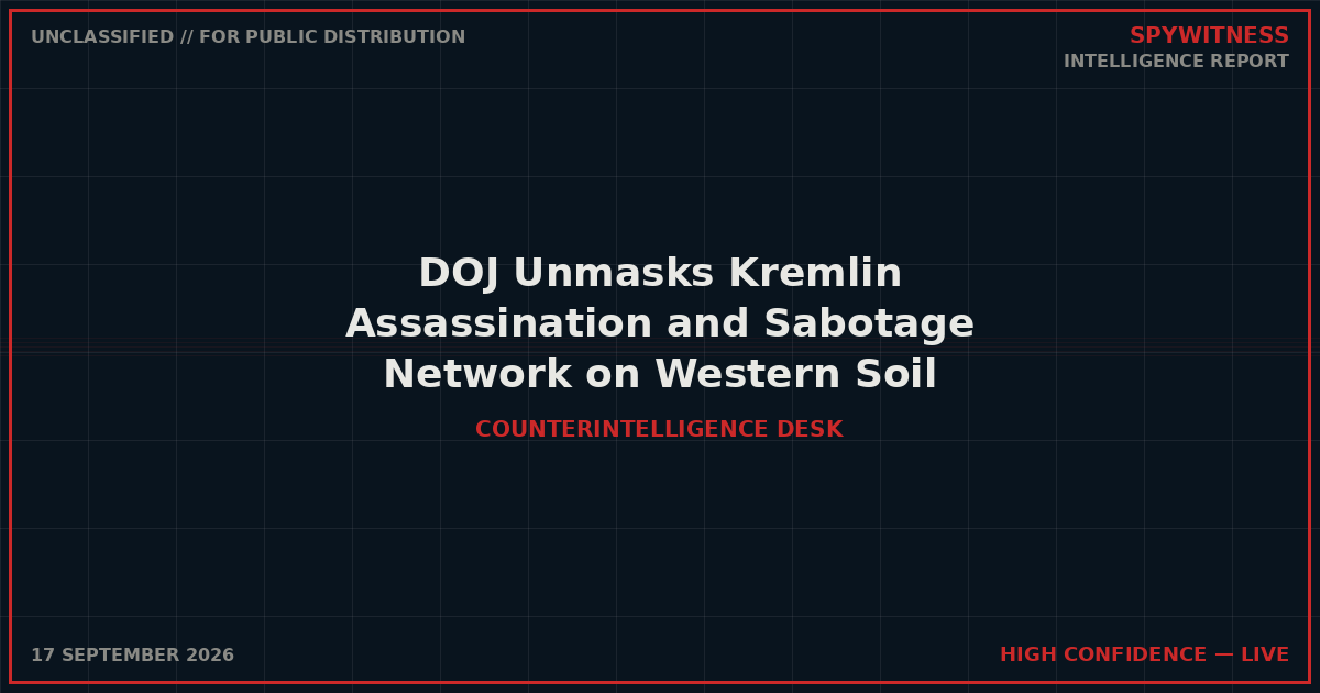 Russian assassination and sabotage network